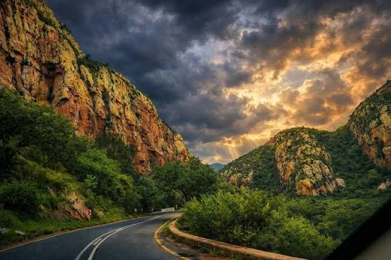 Malelane landscape and mountains in the southern Lowveld