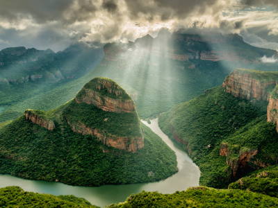 Hazyview landscape and mountains in the Lowveld